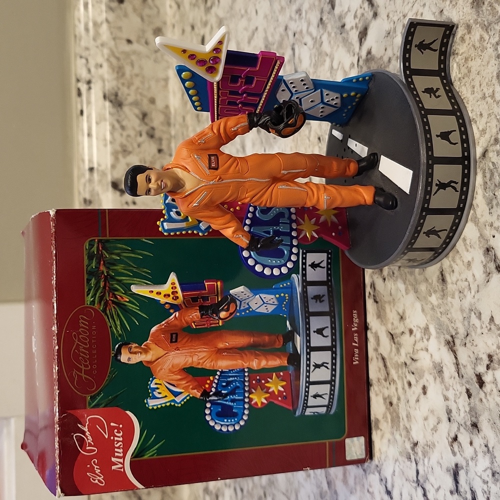 Carlton Cards Elvis Viva Las Vegas Musical Christmas Ornament